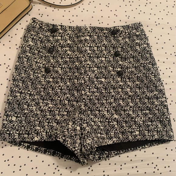 Womens Express High Waist Waisted Tweed Sailor Shorts Size 8 NWT - Picture 5 of 15